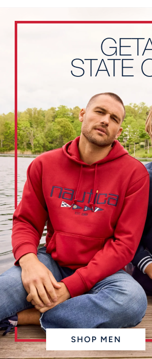 Getaway state of mind: shop men
