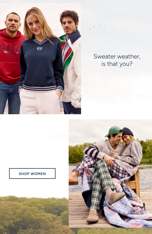 Sweater weather, is that you? Shop women