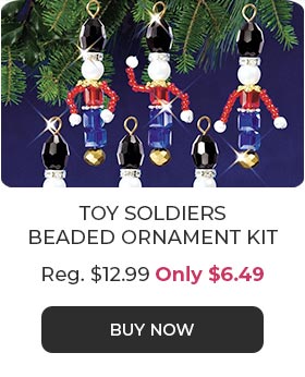 Toy Soldiers Beaded Ornament Kit
