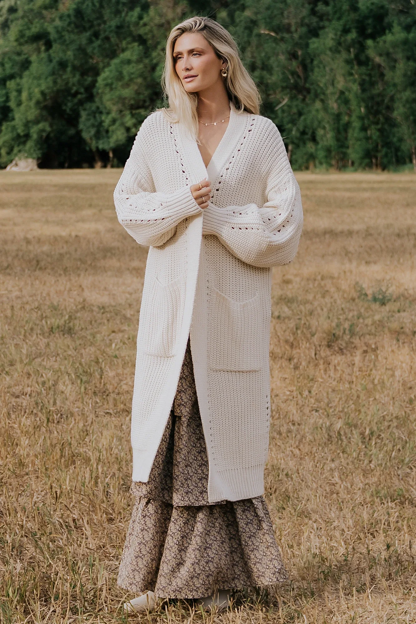 Image of Crosby Knit Cardigan | Natural