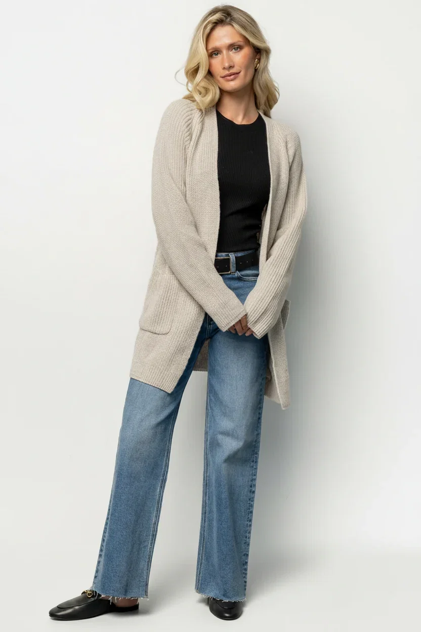 Image of Frankel Pocket Cardigan | Natural