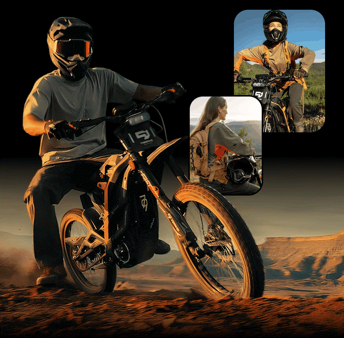 The Falcon Pro is a lightweight, high performance e moto with a 10KW peak motor, 56 MPH top speed, and up to 75 miles of range. It is quick, responsive, and ready for riders who want a capable machine that feels agile on every ride.