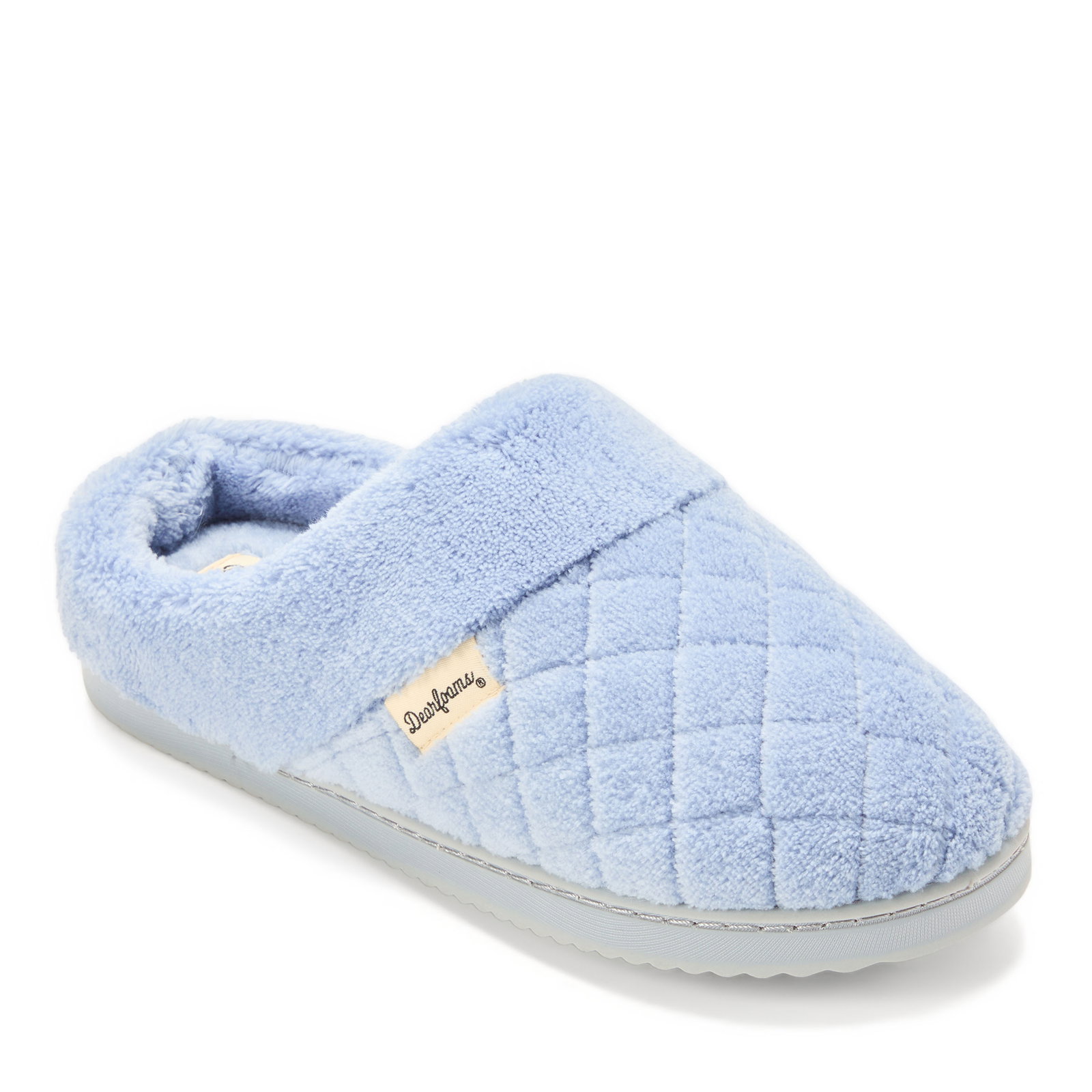 Image of Dearfoams Women's Libby Quilted Terry Clog, Eventide