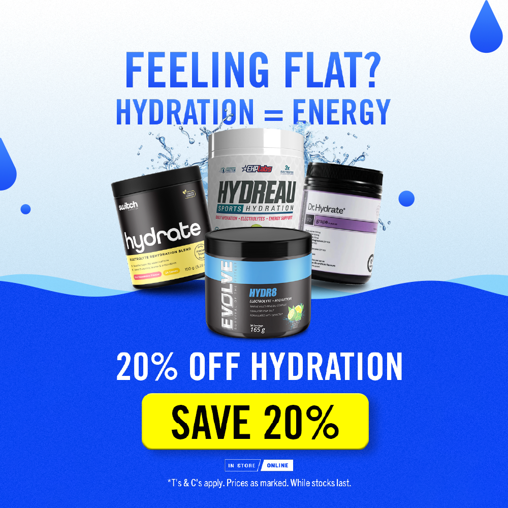 20% OFF HYDRATION