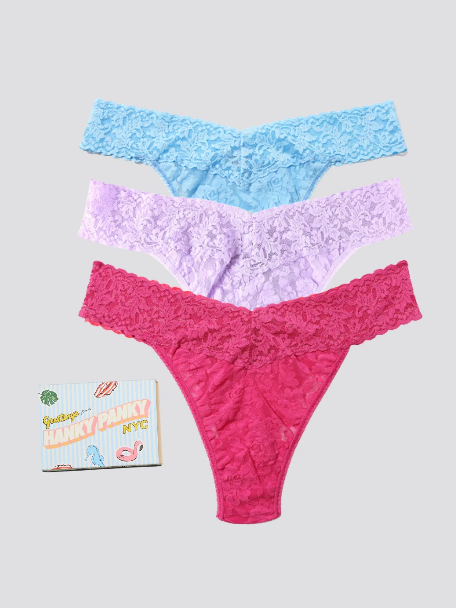 Image of Sincerely Yours, 3 Pack Signature Lace® Original Rise Matchbox