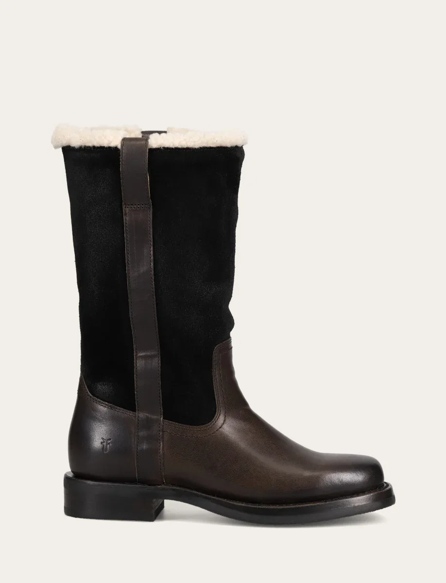 Image of Campus Low Heel Mid Shearling Boot