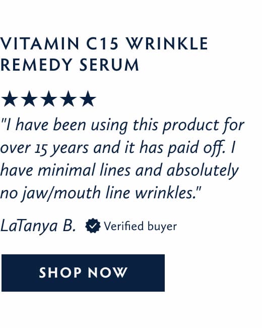 Save on Vitamin C15 Wrinkle Remedy Serum