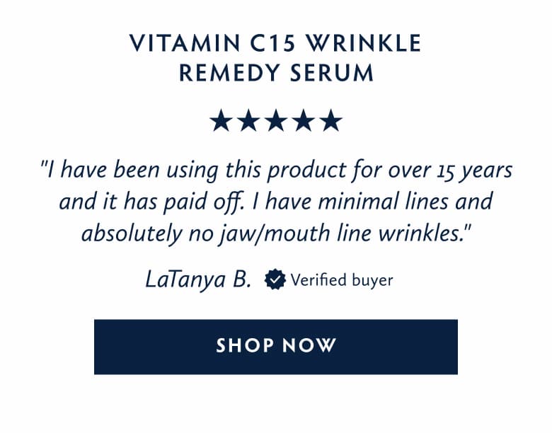 Save on Vitamin C15 Wrinkle Remedy Serum