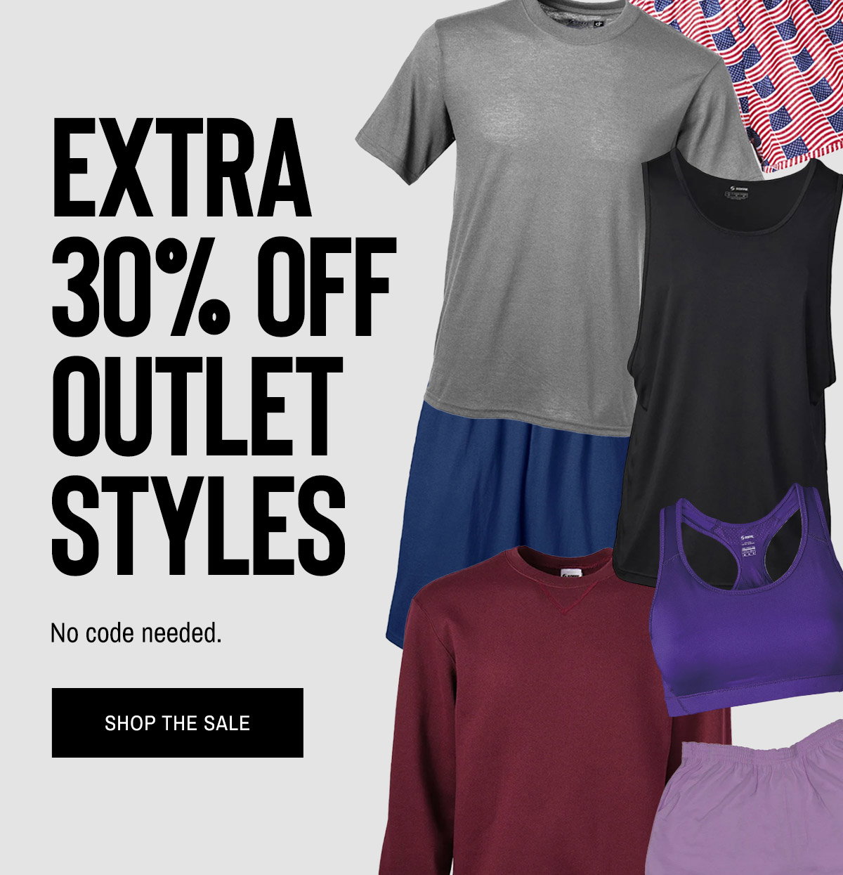 Extra 30% Off Outlet Styles. No code needed.