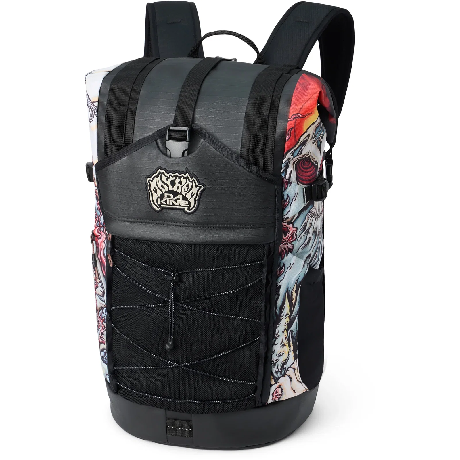 Image of Mission Surf DLX Wet/Dry Rolltop Backpack 35L - Mayhem Marron