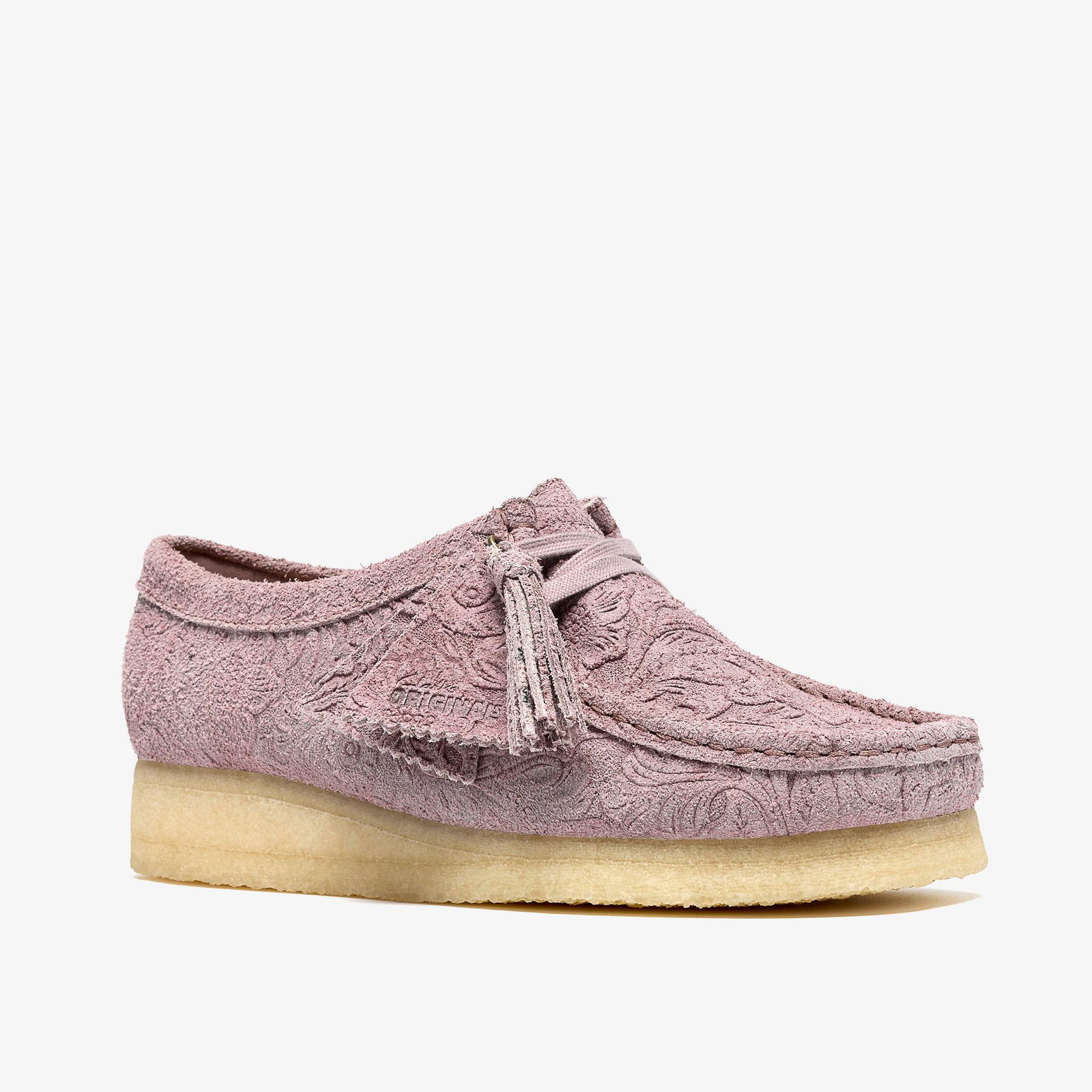 Shop Wallabee Dusty Pink Embossed