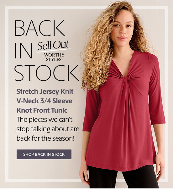 Back In Stock