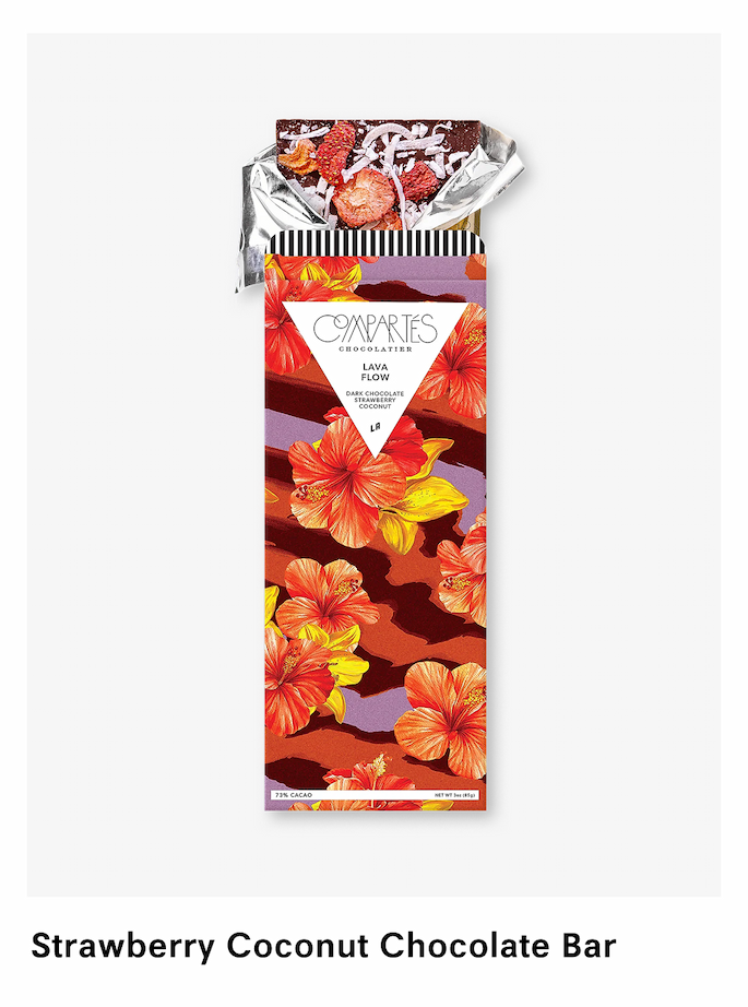Strawberry Coconut Chocolate Bar