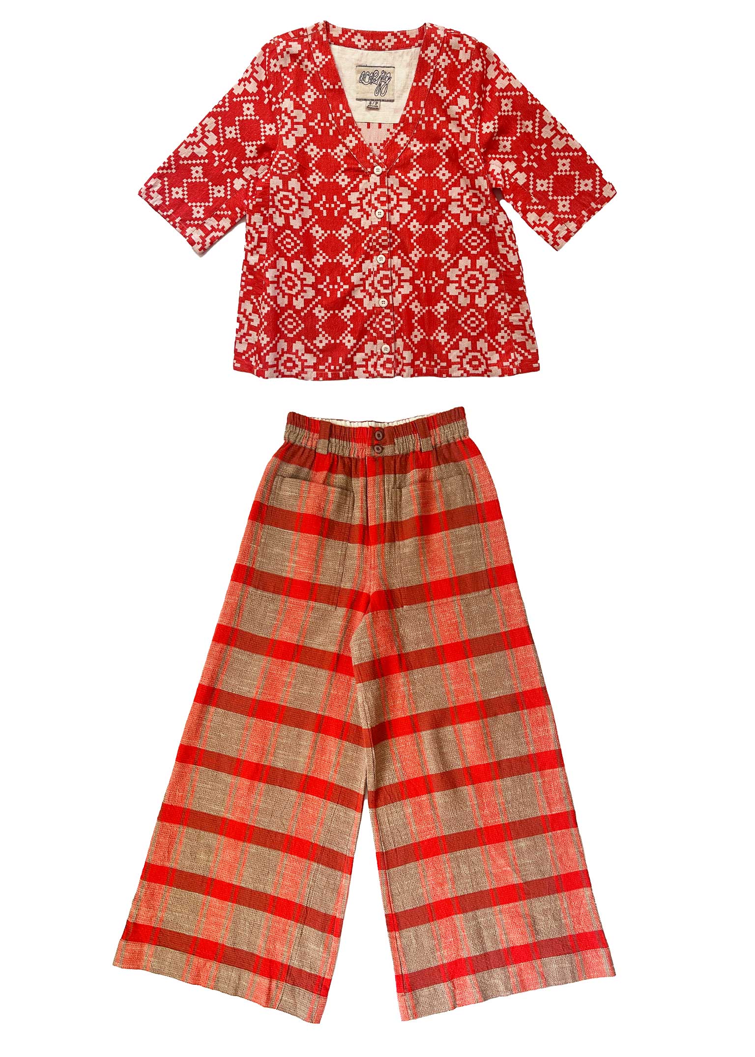 bree blouse love and quimby pant lipstick