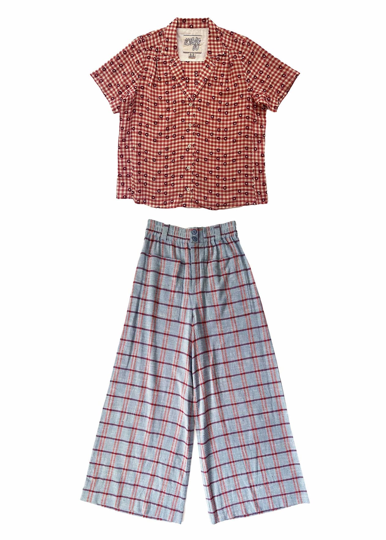 quimby pant eyeshadow and tasi top sandbox