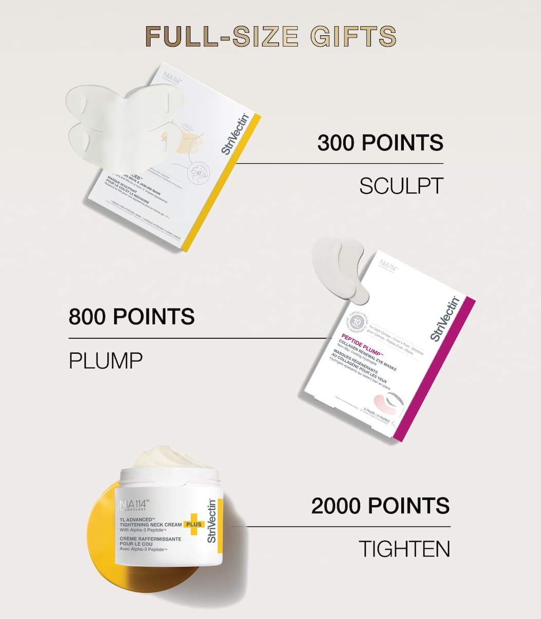 How to redeem points at StriVectin InnerCircle Loyalty Program, Full-Size Gifts