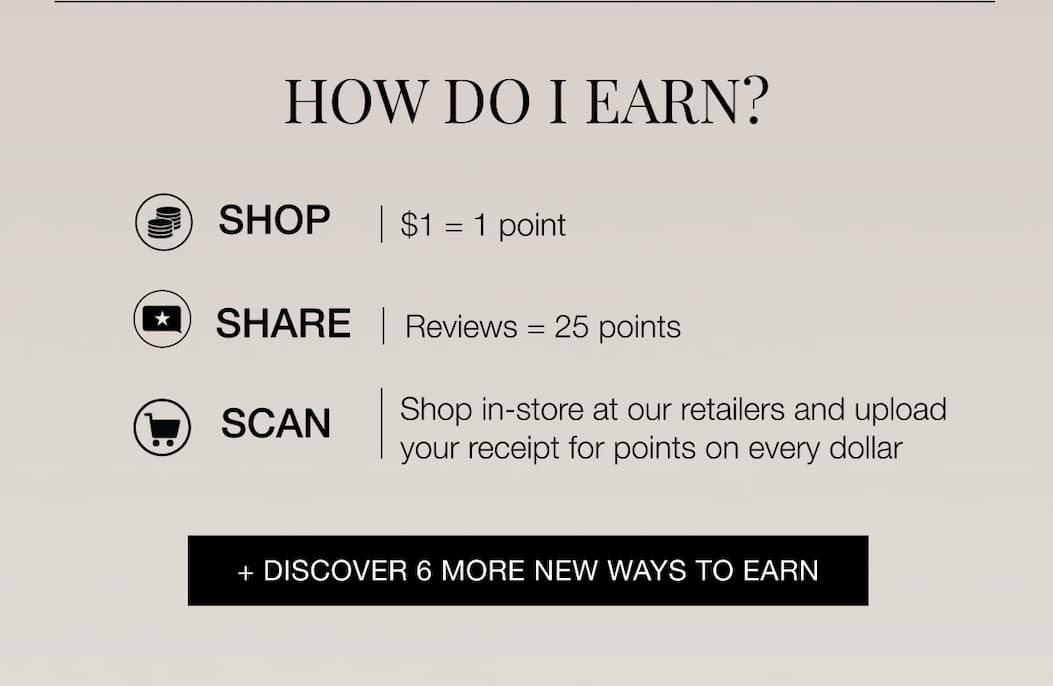 How to earn points at StriVectin InnerCircle Loyalty Program, discover many ways to earn