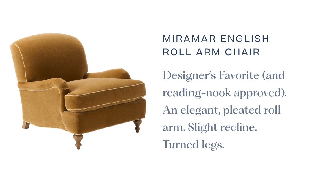Miramar English Roll Arm Chair
