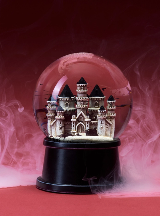 Haunted House Snow Globe