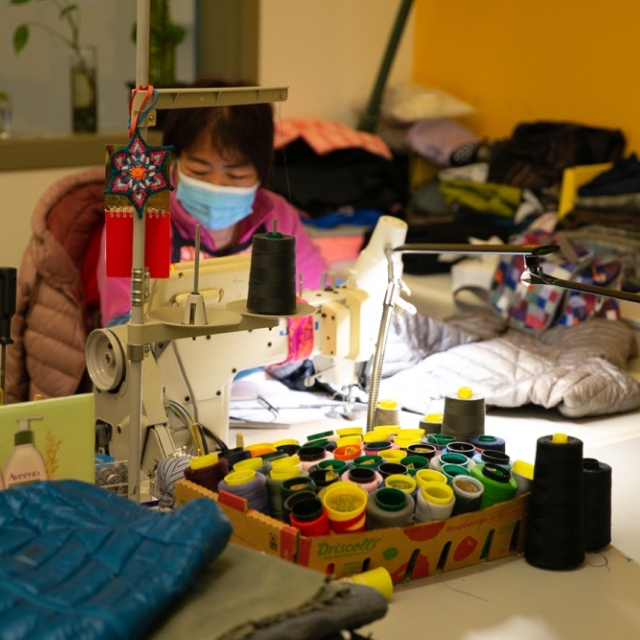 Warranty team repairing products.