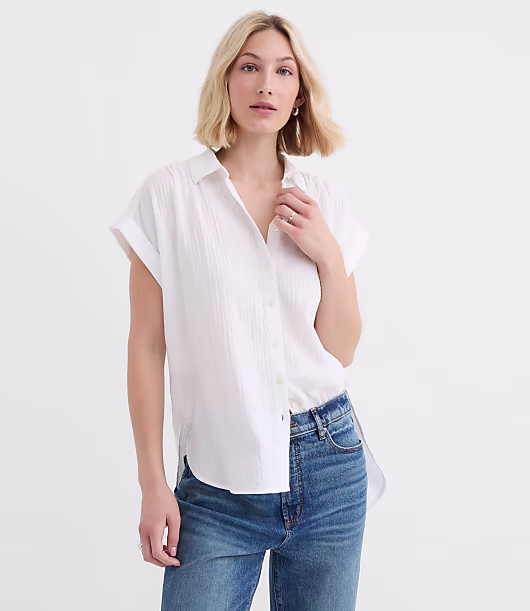 Crinkle Dolman Shirt