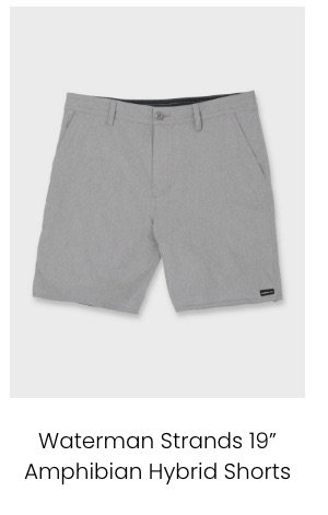 Waterman Strands 19" Amphibian Hybrid Shorts