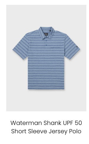 Waterman Shank UPF 50 Short Sleeve Jersey Polo