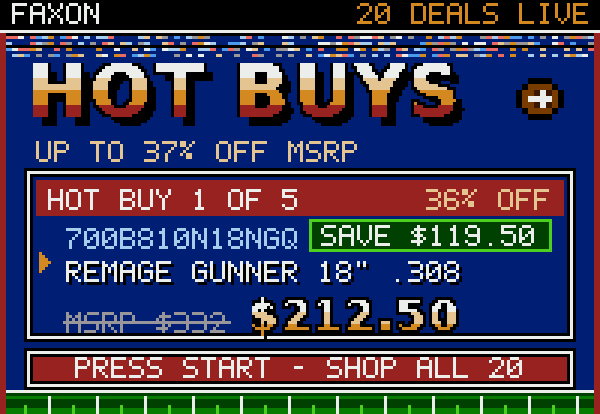 HOT BUYS WHILE SUPPLIES LAST