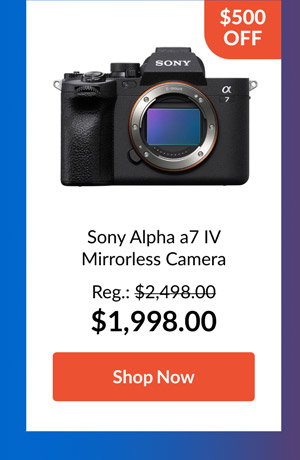 Sony Alpha a7 IV Mirrorless Camera