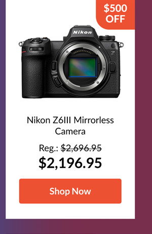Nikon Z6III Mirrorless Camera