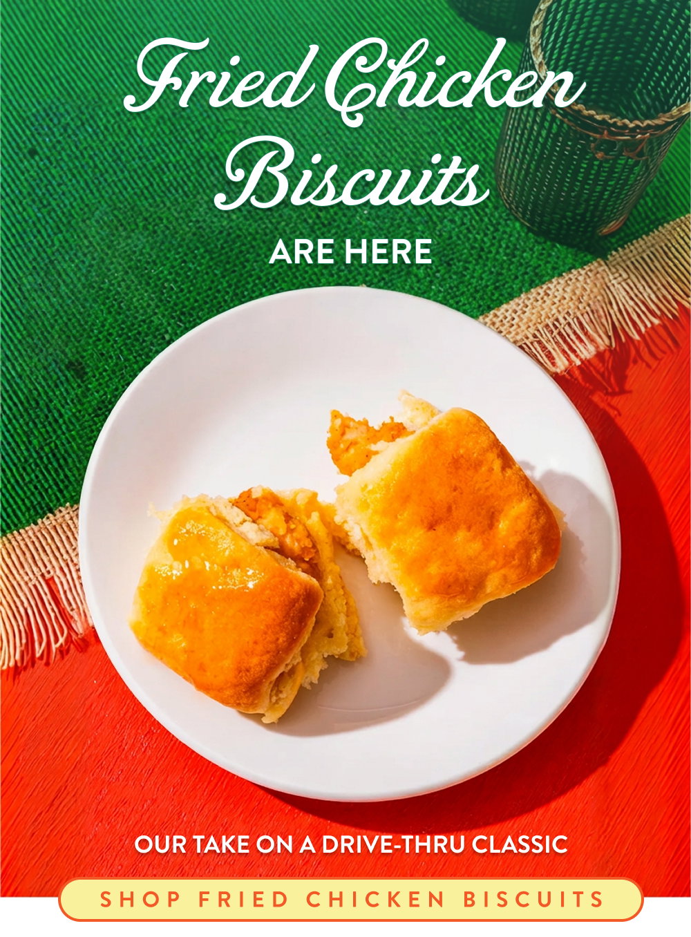 Fried Chicken Biscuits Are Here. Our Take on a Drive-Thru Classic