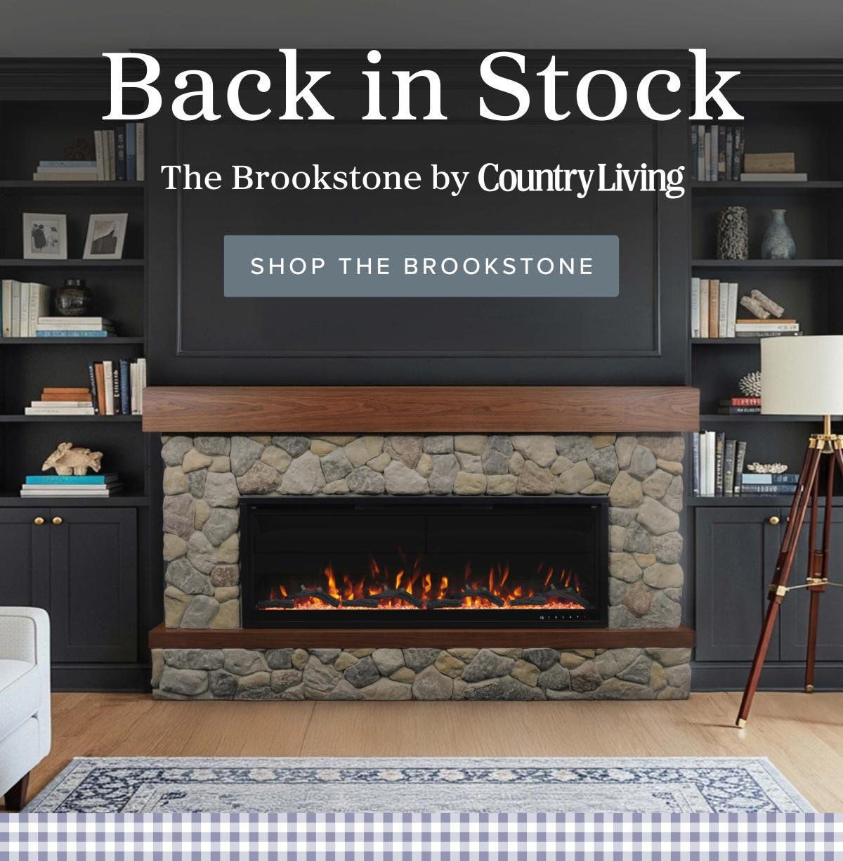 Brookstone Mantel Package Moving Flames