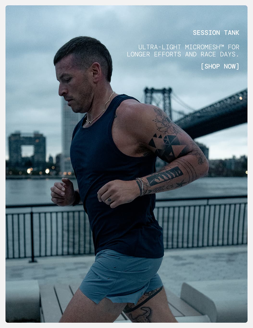 Navy Blue Session Tank