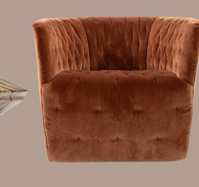 Saba Italia Amelia Swivel Chair