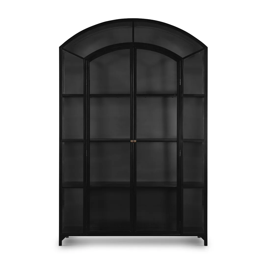 Belmont Wide Metal Display Stand, Black