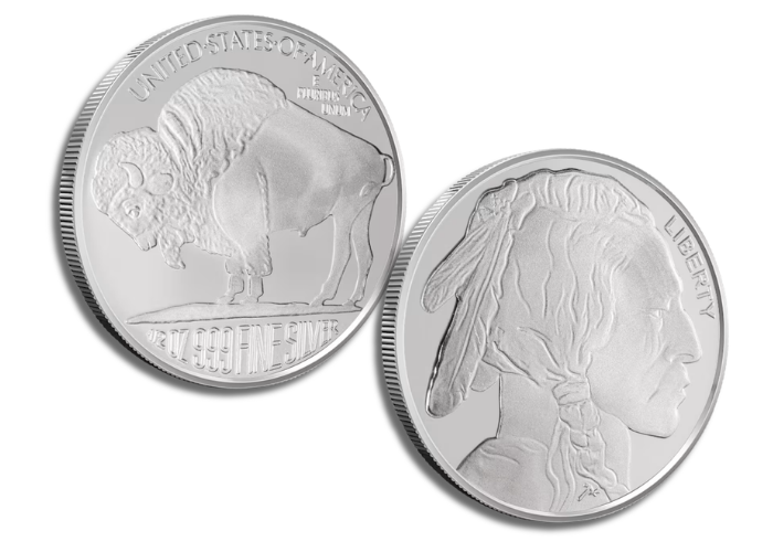 App-Only Deal: 1/2 oz SilverTowne Buffalo Silver Round (New)