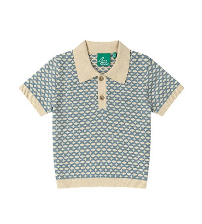 Hazy Blue Knitted Top 