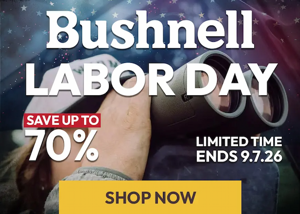 Bushnell Labor Day Savings
