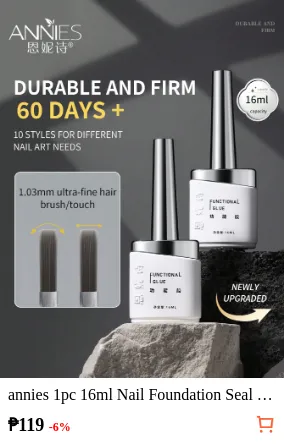 annies 1pc 16ml Nail Foundation...