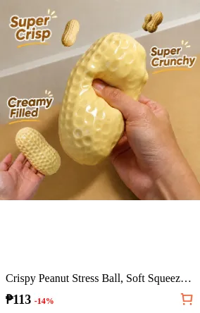 Crispy Peanut Stress Ball Soft...