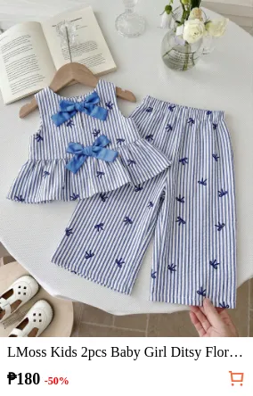 LMoss Kids 2pcs Baby Girl Ditsy...
