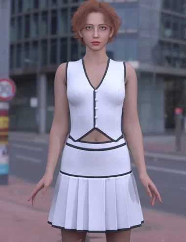 LV dForce Contrast Trim Outfit for Genesis 9