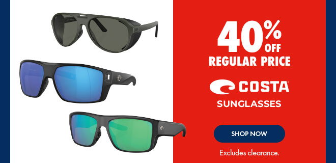 40% off Costa Sunglasses