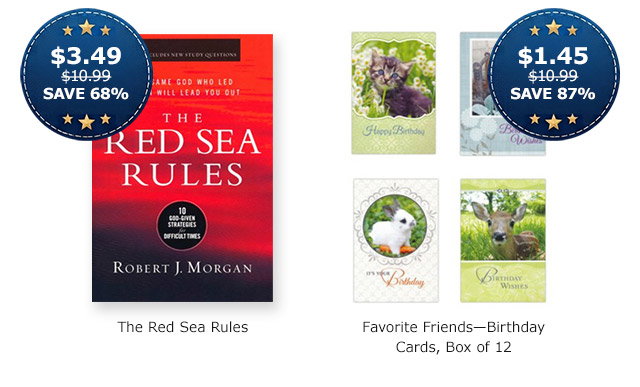 The Red Sea Rules | Favorite Friends—Birthday Cards