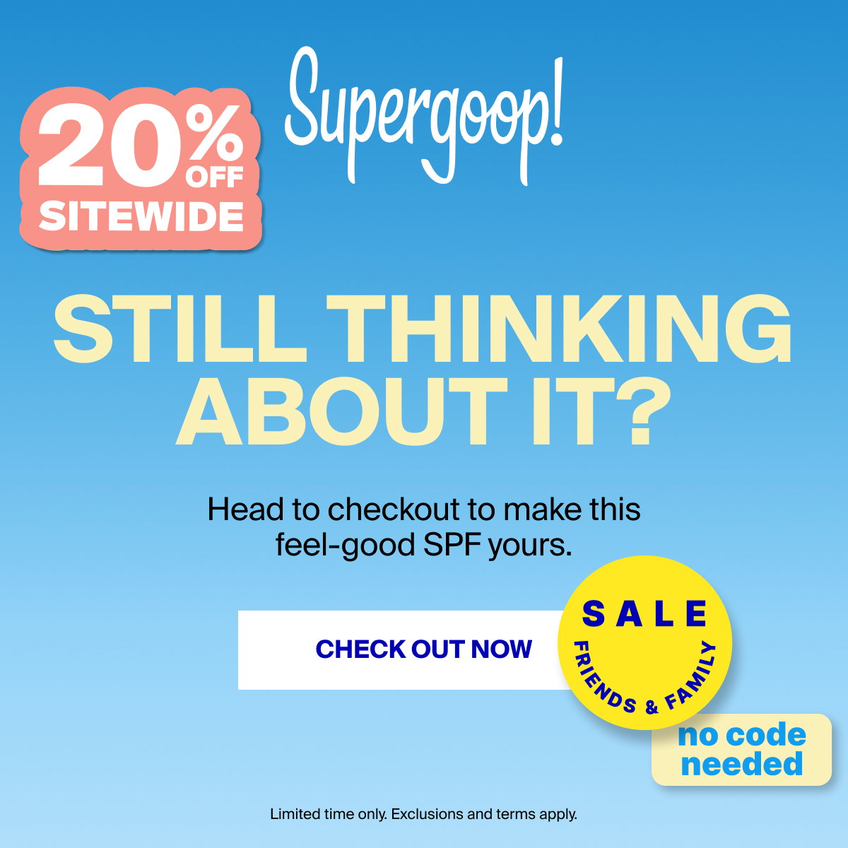 Still thinking about it? Head to checkout to make this feel-good SPF yours. Check out now