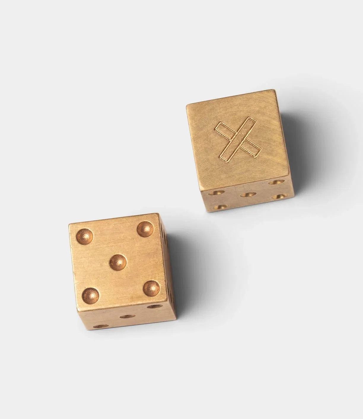 Image of Solid Brass Dice