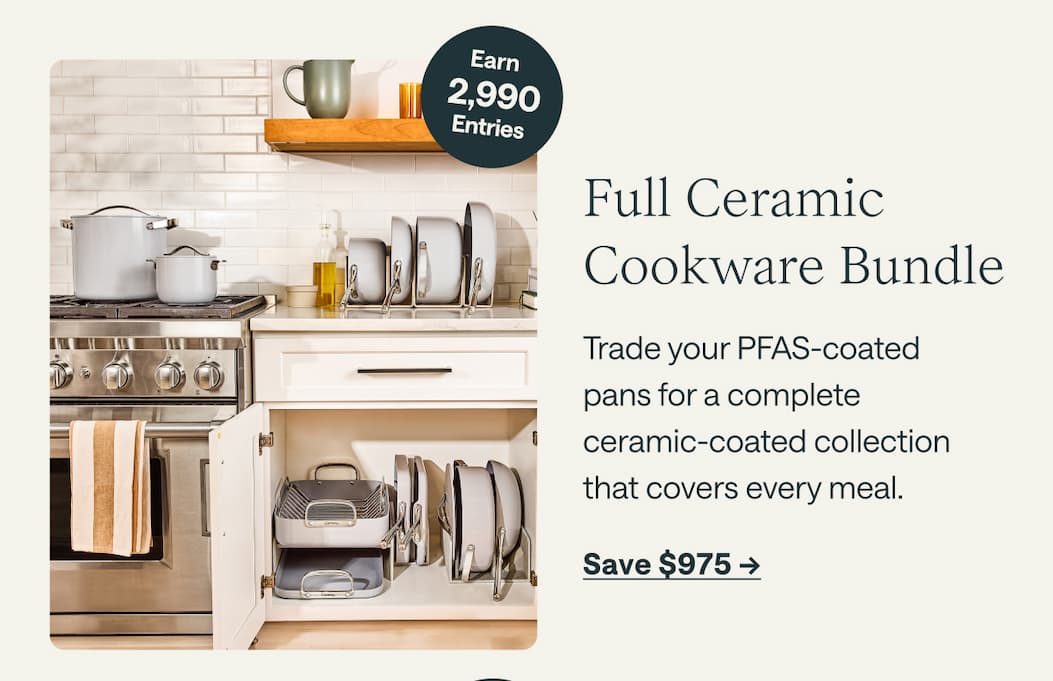 Full Ceramic Cookware Bundle | Save $975