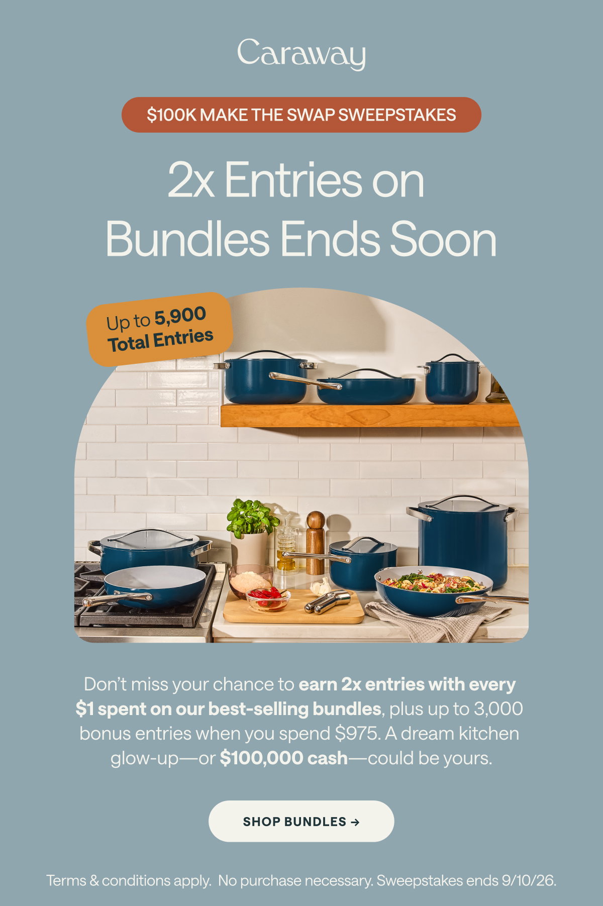 2x Entries on Bundles Ends Soon | Shop Bundles 