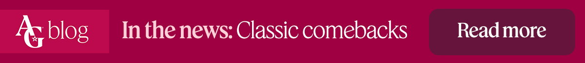 AG blog. In the news: Classic comebacks. Read more
