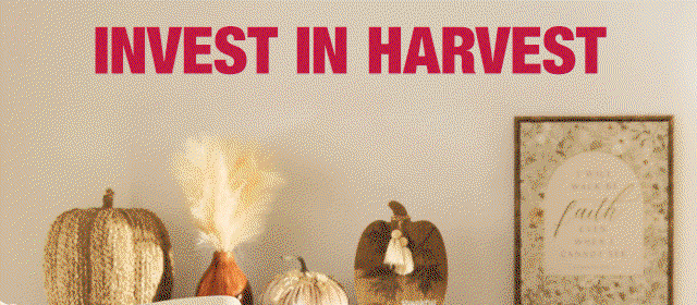 Invest in harvest